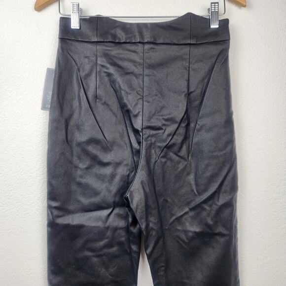 Retrofete Tally Pant in Black Faux Leather Size Medium NWT - Picture 6 of 11